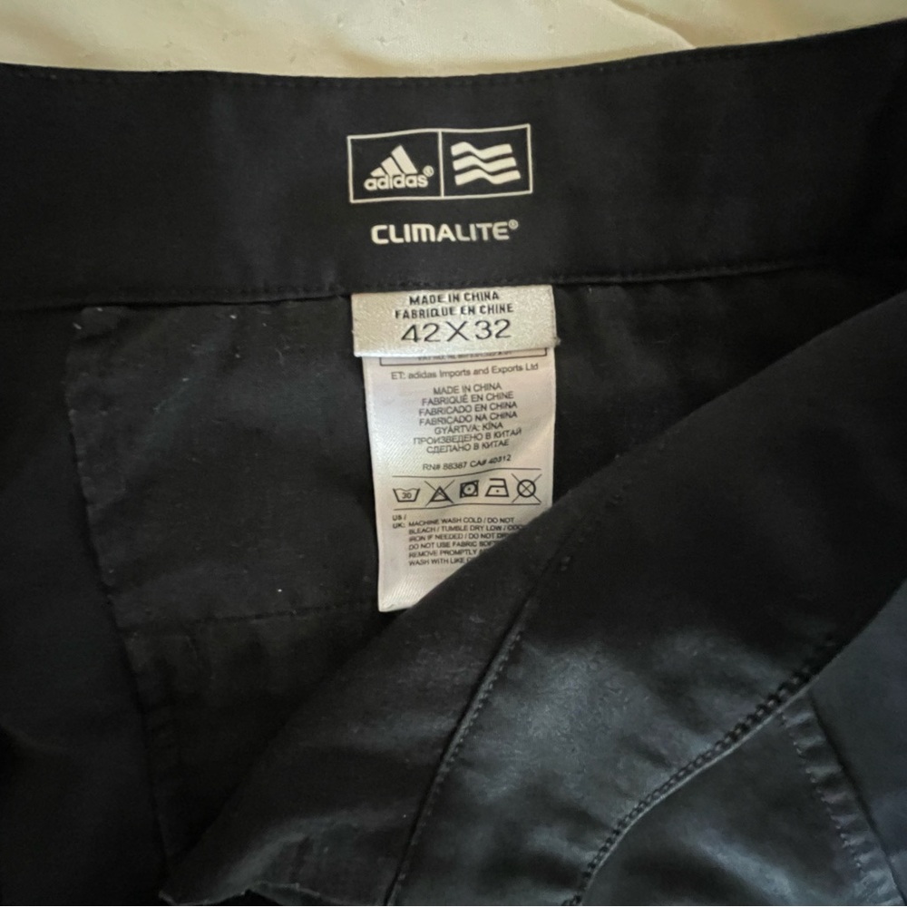 Adidas Black Dress Pants for Men